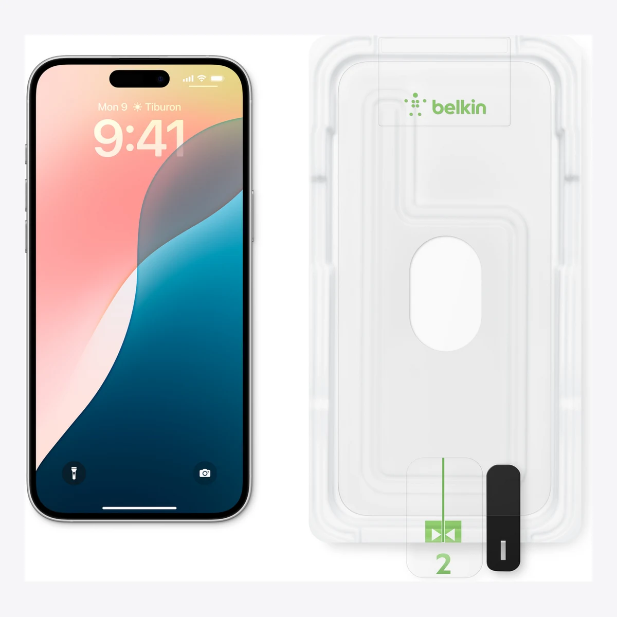 Защитное стекло Belkin UltraGlass 2 для iPhone 16 Plus