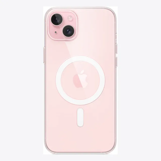 Прозрачный чехол для iPhone 15 Plus с MagSafe
